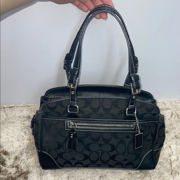 Coach Handbags - Vintage Coach ‘Hamptons’ Signature Small Satchel